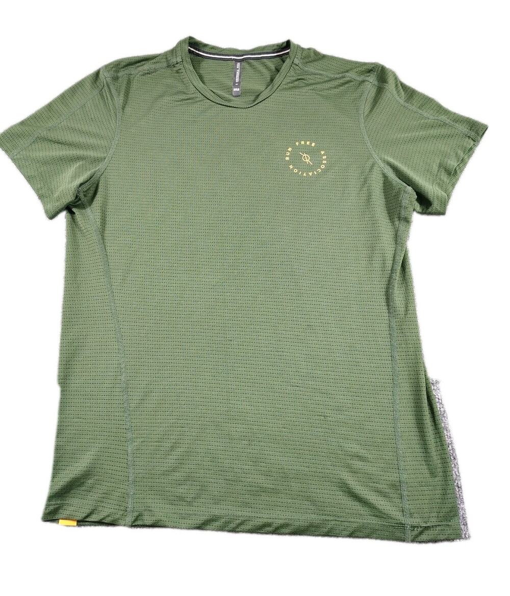 Ten Thousand Far SS Shirt Mens M Green Running Athletic Lightweight Outdoor Gym